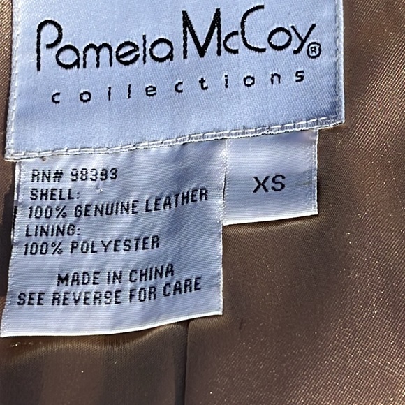 Pamela McCoy leather jacket XS-S - Picture 4 of 9
